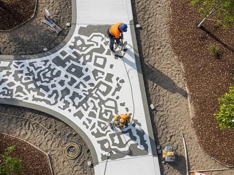 Polished Concrete Paths Brisbane Qld