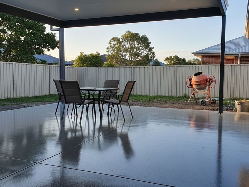 Honed Concrete Alfresco Brisbane Qld