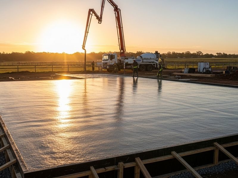 Pump Shed Slabs Brisbane Qld